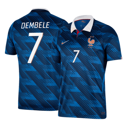 Tricouri Fotbal Franța DEMBELE #7 Acasă Cupa Mondială 2026