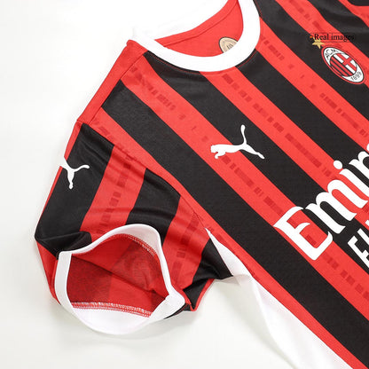 Tricouri Fotbal AC Milan MORATA #7 Acasă 2024/25 Authentic