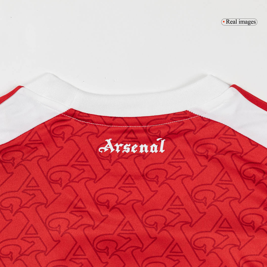 Tricouri Fotbal Arsenal SALIBA #2 Acasă 2025/26 - Premium