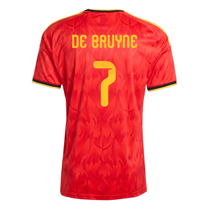 Tricouri Fotbal Belgium DE BRUYNE #7 Acasă Cupa Mondială 2026