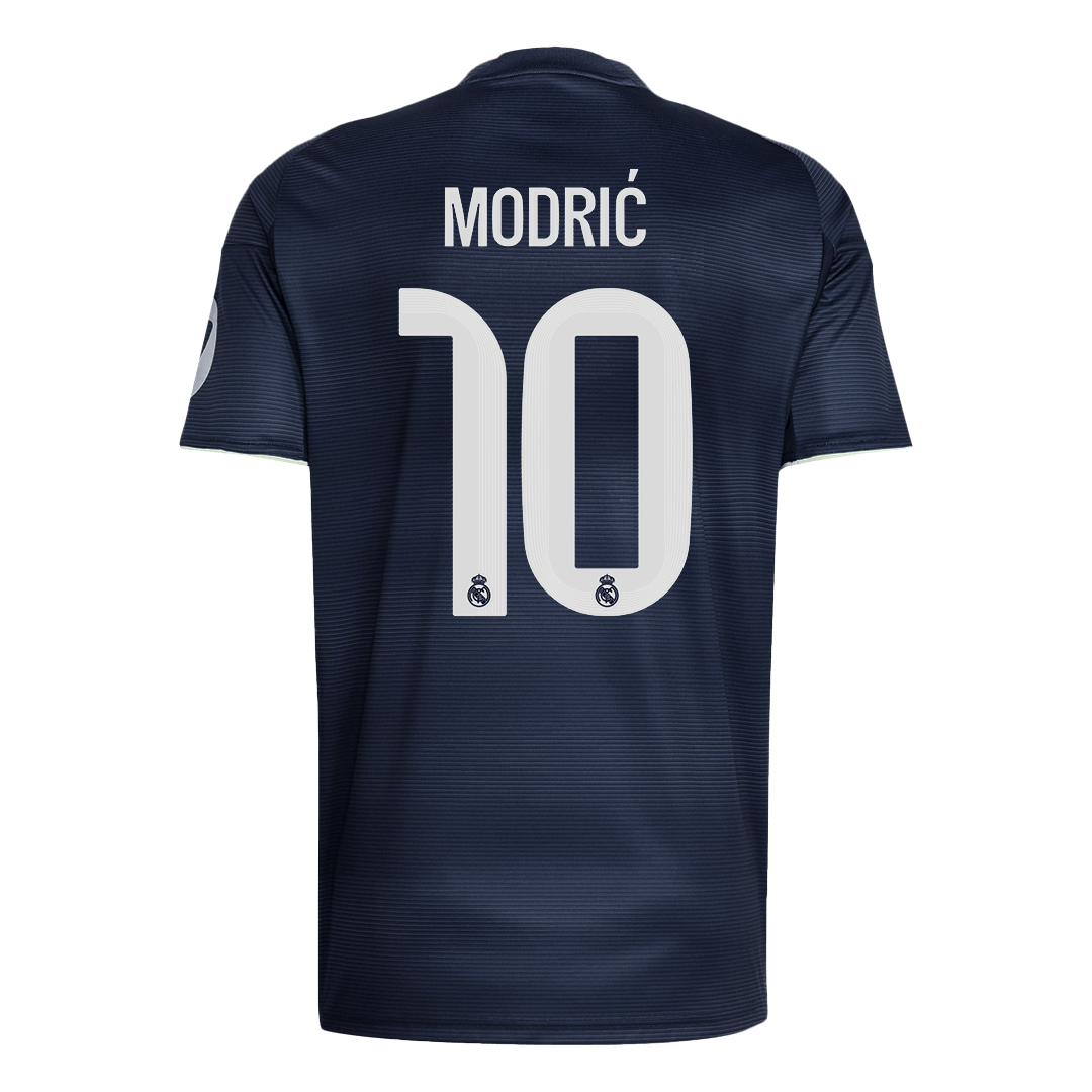 Tricouri Fotbal Real Madrid MODRIĆ #10 Deplasare 2025/26 (mărime mare)