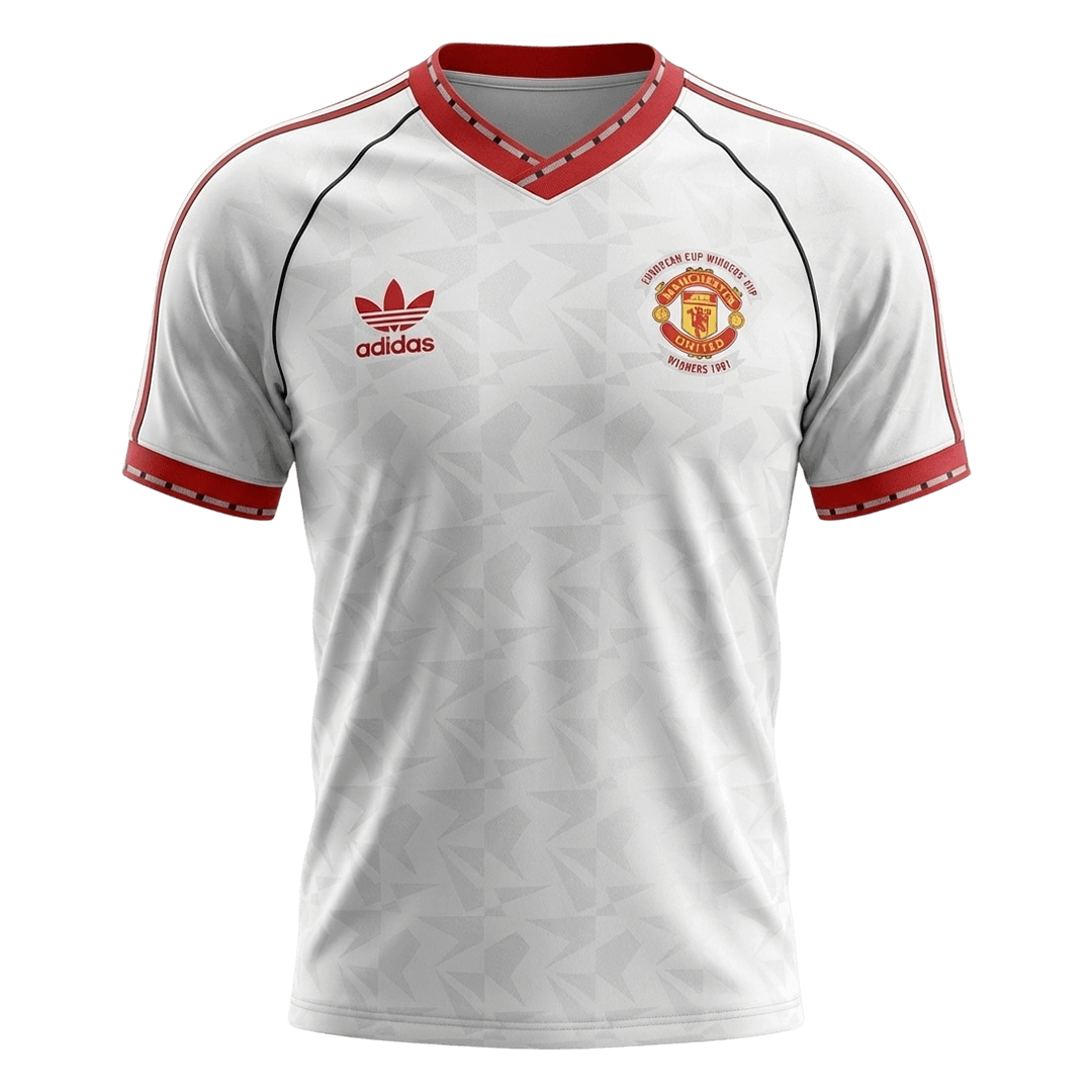 Tricouri Fotbal Vintage Manchester United Deplasare 1991