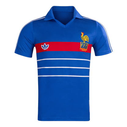 Tricouri Fotbal Vintage Franța Acasă 1984