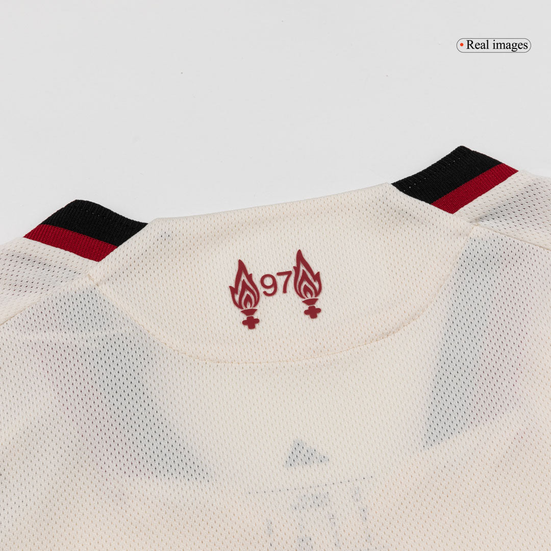 Tricouri Fotbal Liverpool ISAK ##9 Deplasare 2025/26 Authentic