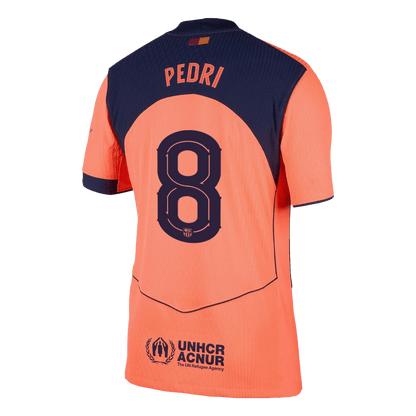 Tricouri Fotbal Barcelona PEDRI #8 Treilea 2025/26 Authentic - UCL