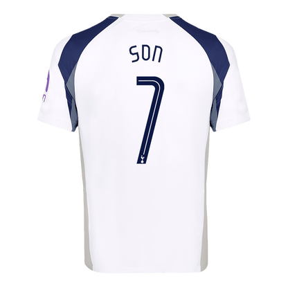 Tricouri Fotbal Tottenham Hotspur SON #7 Acasă 2025/26 - UCL