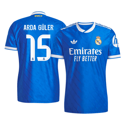 Tricouri Fotbal Real Madrid ARDA GÜLER #15 Treilea 2025/26 Authentic