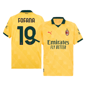 Tricouri Fotbal AC Milan FOFANA #19 Treilea 2025/26