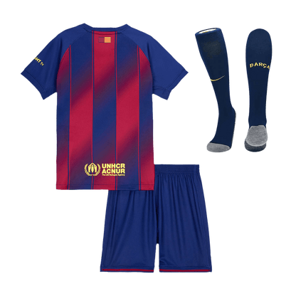 Set Tricouri Fotbal Barcelona Acasă 2025/26 Pentru Copii