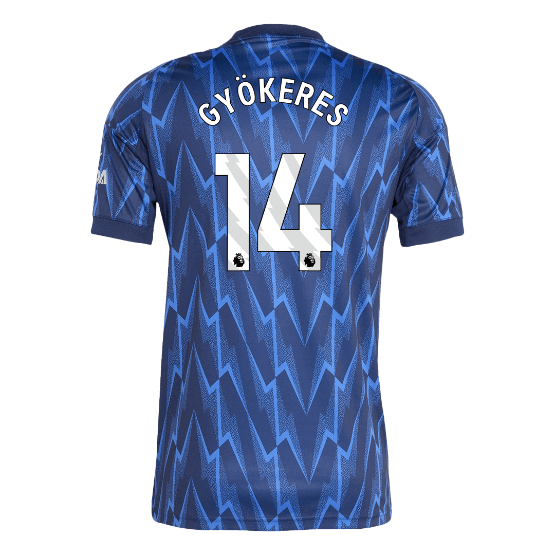 Tricouri Fotbal Arsenal GYÖKERES #14 Deplasare 2025/26