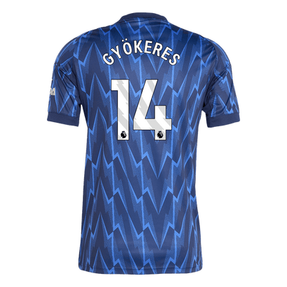 Tricouri Fotbal Arsenal GYÖKERES #14 Deplasare 2025/26