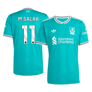 Tricouri Fotbal Liverpool M.SALAH #11 Treilea 2025/26