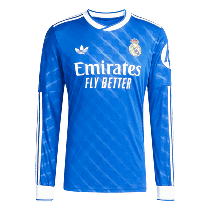 Tricouri Fotbal Real Madrid Treilea 2025/26 Mânecă Lungă (mărime mare)