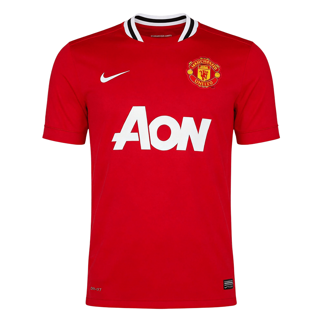 Tricouri Fotbal Vintage Manchester United Acasă 2011/12
