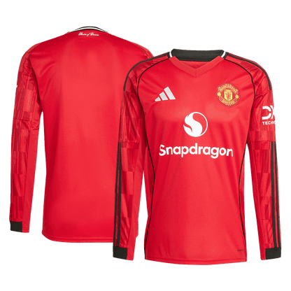 Tricouri Fotbal Manchester United Acasă 2025/26 Mânecă Lungă