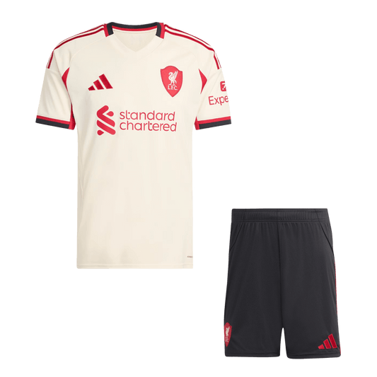 Set Tricouri Fotbal Liverpool Deplasare 2025/26