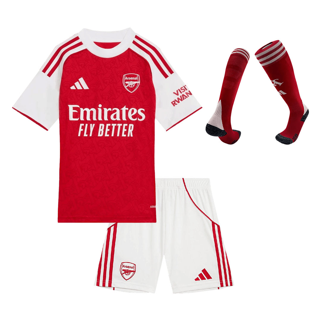 Set Tricouri Fotbal Arsenal Acasă 2025/26 Pentru Copii