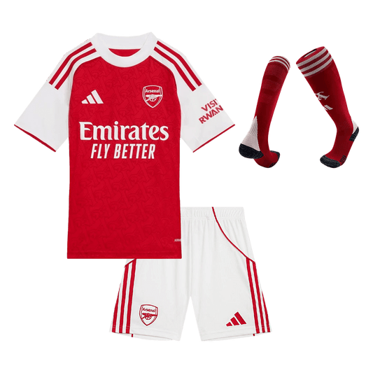 Set Tricouri Fotbal Arsenal Acasă 2025/26 Pentru Copii
