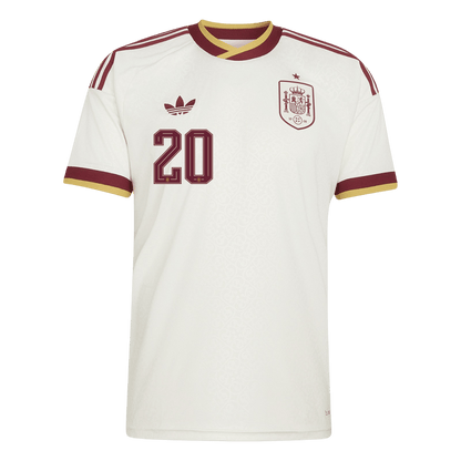 Tricouri Fotbal Spania PEDRI #20 Deplasare Cupa Mondială 2026
