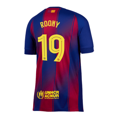 Tricouri Fotbal Barcelona ROONY #19 Acasă 2025/26 UCL - Premium