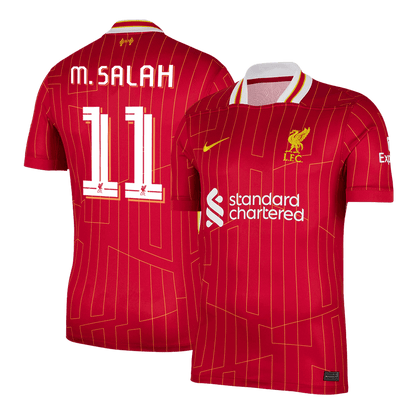 Tricouri Fotbal Liverpool M.SALAH #11 Acasă 2024/25 UCL - Super (mărime mare)