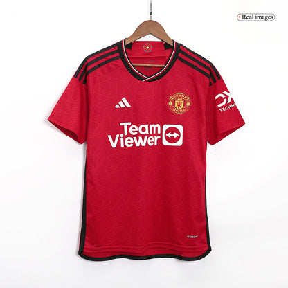 Tricouri Fotbal Manchester United HØJLUND #11 Acasă 2023/24