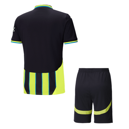 Set Tricouri Fotbal Manchester City Deplasare 2024/25.