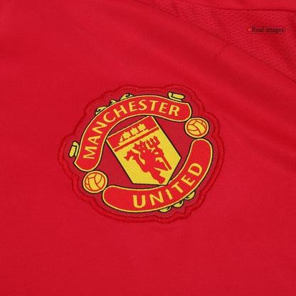 Tricouri Fotbal Manchester United Acasă 2024/25 Mânecă Lungă