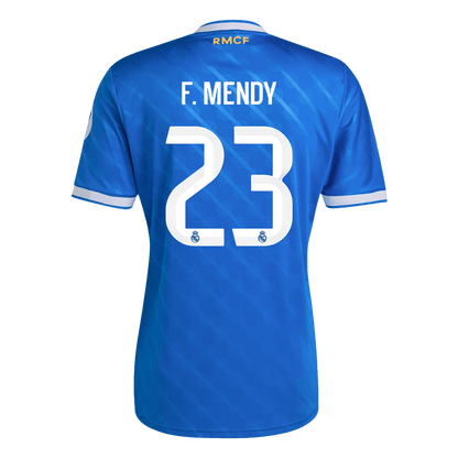 Tricouri Fotbal Real Madrid F. MENDY #23 Treilea 2025/26