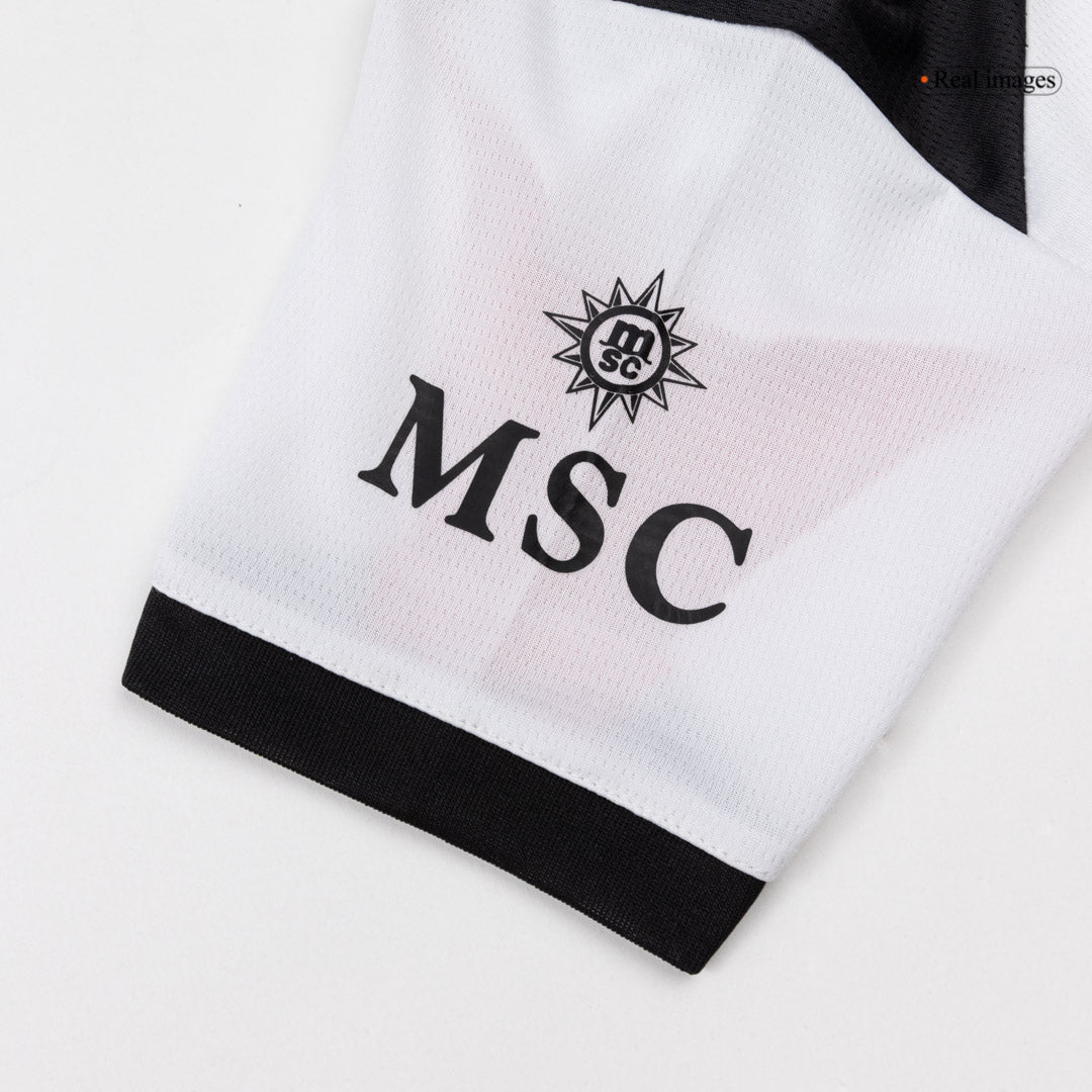 Set Tricouri Fotbal AC Milan Deplasare 2025/26 Pentru Copii