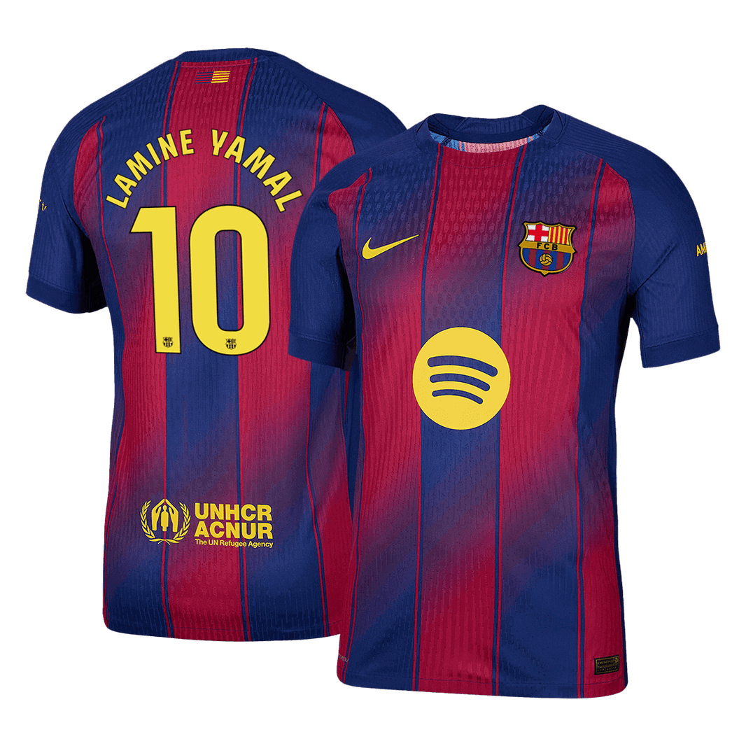Detské Lamine Yamal 19 FC Barcelona 24/25 Hosťovský tričko a šortky Futbalové dresy Detské Lamine Yamal 19 FC Barcelona 24/25 Hosťovský tričko a šortky Futbalové dresy