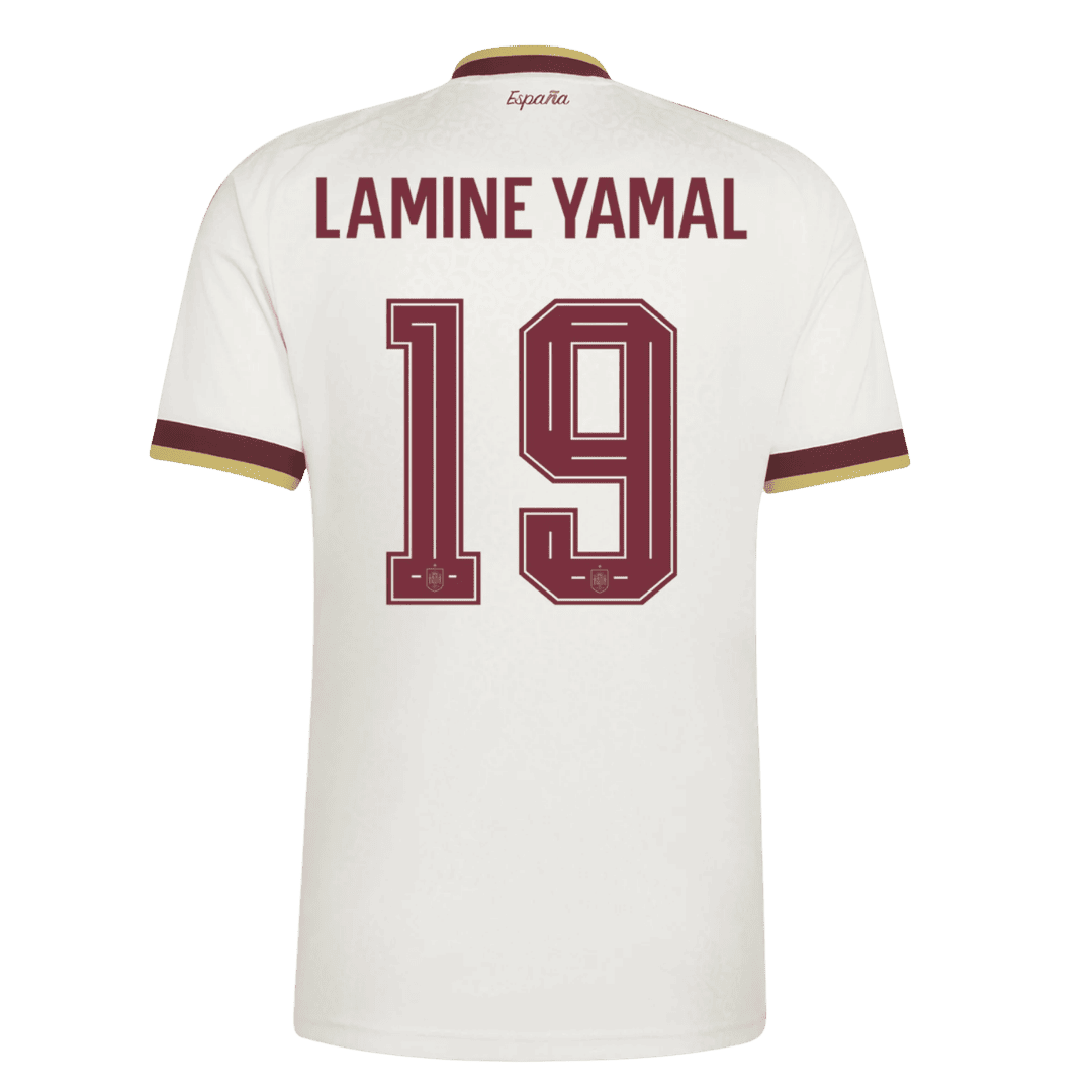 Tricouri Fotbal Spania LAMINE YAMAL #19 Deplasare Cupa Mondială 2026