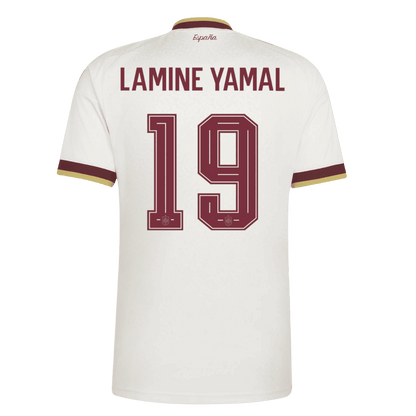 Tricouri Fotbal Spania LAMINE YAMAL #19 Deplasare Cupa Mondială 2026
