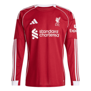Tricouri Fotbal Liverpool Acasă 2025/26 Mânecă Lungă