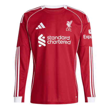 Tricouri Fotbal Liverpool Acasă 2025/26 Mânecă Lungă