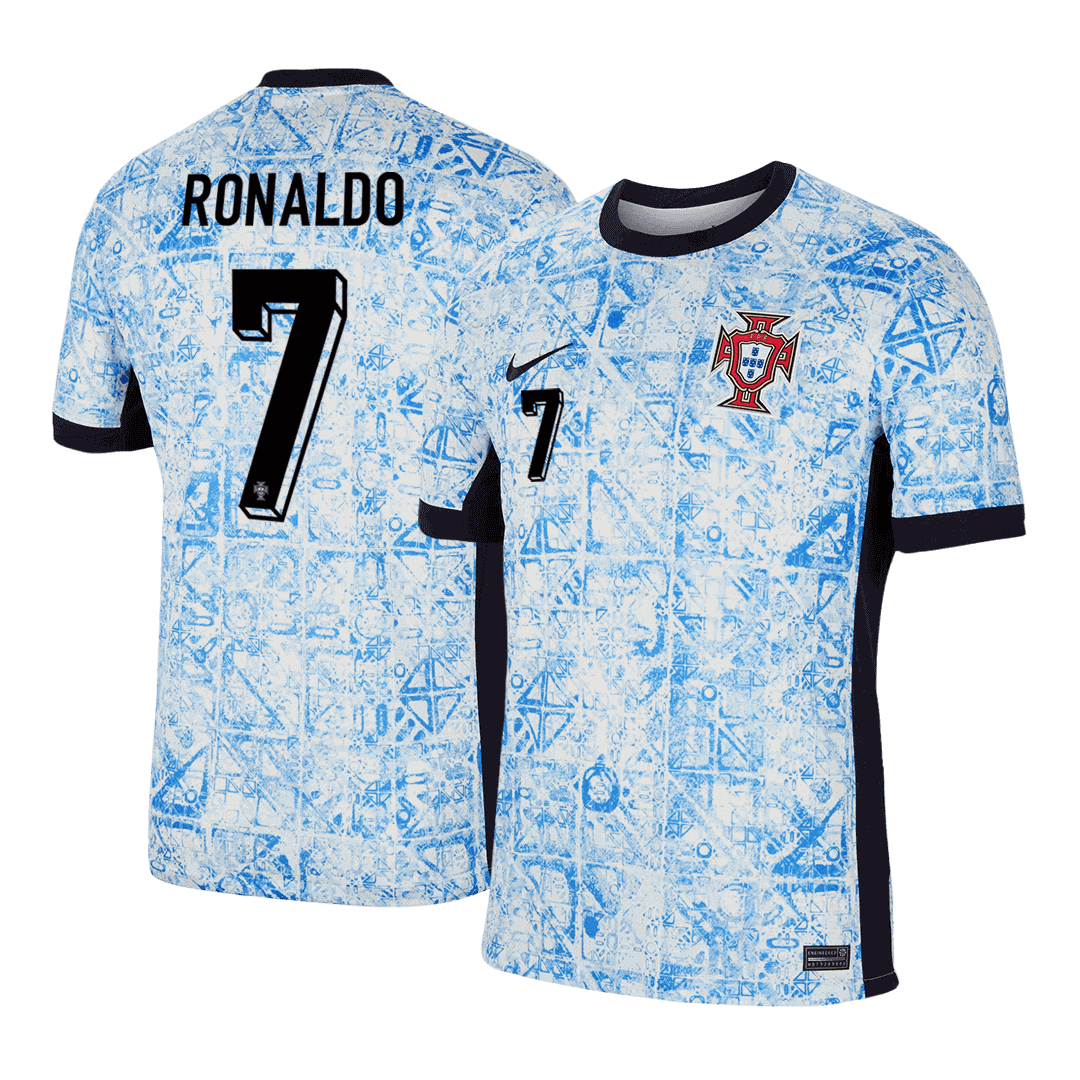 Tricouri Fotbal Portugalia RONALDO #7 Deplasare 2024 (mărime mare)
