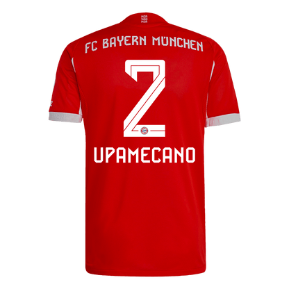 Tricouri Fotbal Bayern Munchen UPAMECANO #2 Acasă 2025/26 Authentic