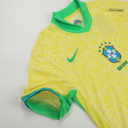 Tricouri Fotbal Brazilia RODRYGO #10 Acasă 2024 - Super (mărime mare)