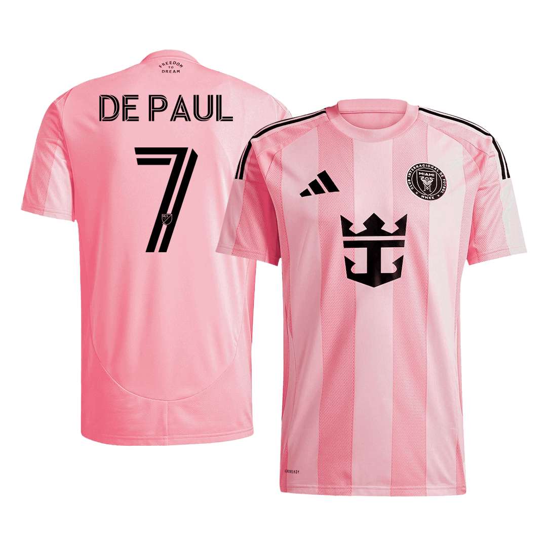 Tricouri Fotbal Inter Miami CF DE PAUL #7 Acasă 2025