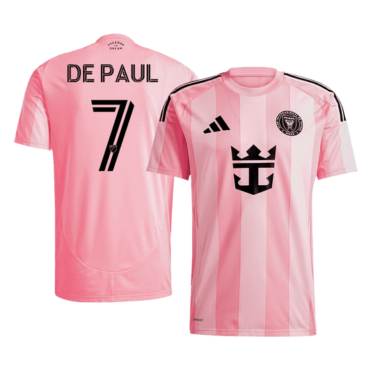 Tricouri Fotbal Inter Miami CF DE PAUL #7 Acasă 2025