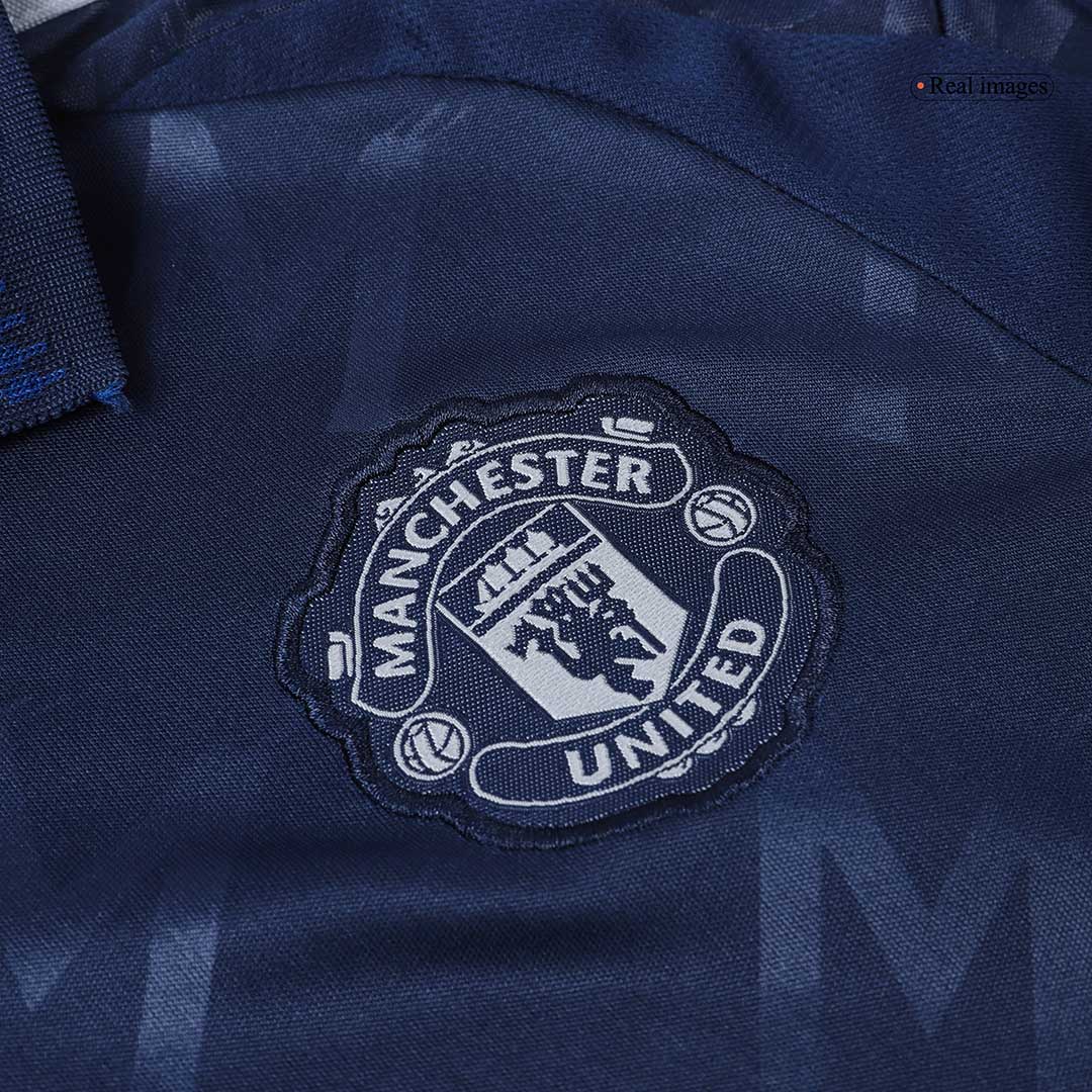 Set Tricouri Fotbal Manchester United Deplasare 2024/25 Pentru Copii