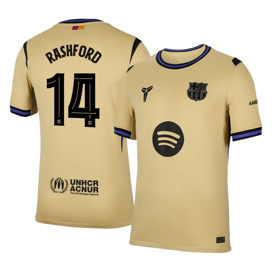 Tricouri Fotbal Barcelona RASHFORD #14 Deplasare 2025/26 - UCL