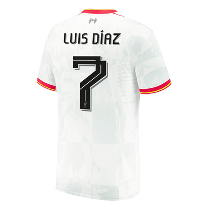 Tricouri Fotbal Liverpool LUIS DÍAZ #7 Treilea 2024/25 - UCL (mărime mare)