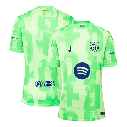 Tricouri Fotbal Barcelona Treilea 2024/25 (Spotify Logo Without Text) - Super (mărime mare)