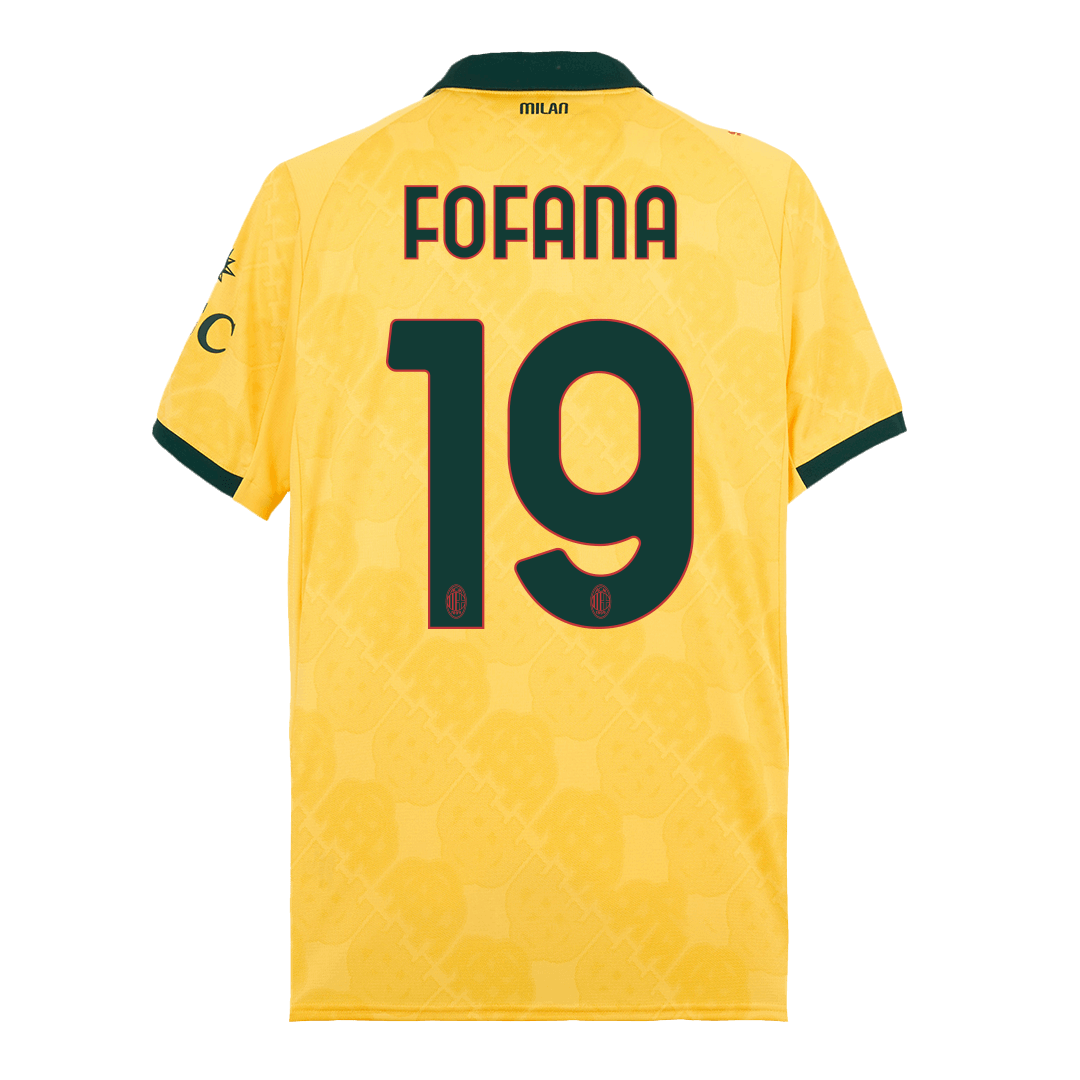 Tricouri Fotbal AC Milan FOFANA #19 Treilea 2025/26