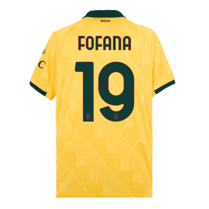 Tricouri Fotbal AC Milan FOFANA #19 Treilea 2025/26