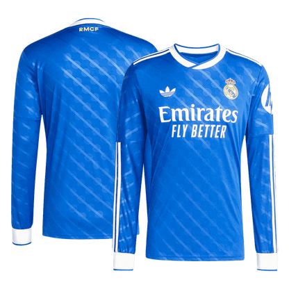 Tricouri Fotbal Real Madrid Treilea 2025/26 Mânecă Lungă (mărime mare)