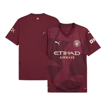 Tricouri Fotbal Manchester City Treilea 2024/25 (mărime mare)