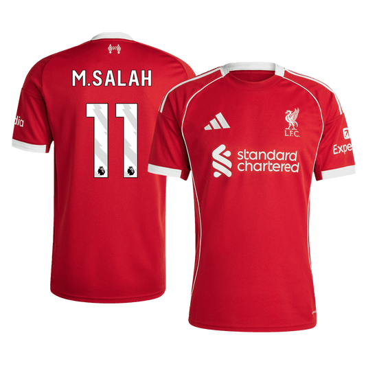 Tricouri Fotbal Liverpool M.SALAH #11 Acasă 2025/26