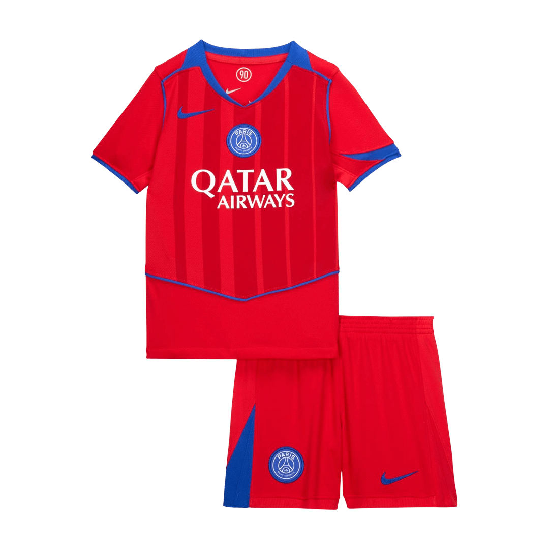 Set Tricouri Fotbal PSG Treilea 2025/26 Pentru Copii
